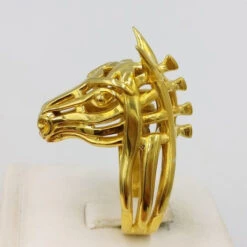 Bague Cheval En Argent 29 Bague Cheval En Argent -Vivalatina Boutiqe bague cheval plaque or 4 Copy