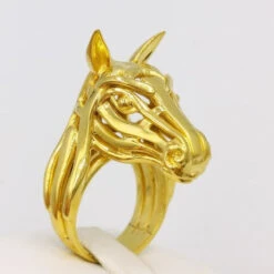 Bague Cheval En Argent 30 Bague Cheval En Argent -Vivalatina Boutiqe bague cheval plaque or 5 Copy