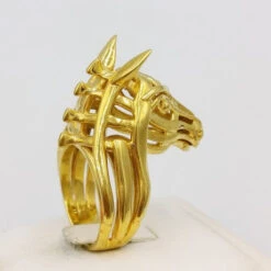 Bague Cheval En Argent 31 Bague Cheval En Argent -Vivalatina Boutiqe bague cheval plaque or 6 Copy