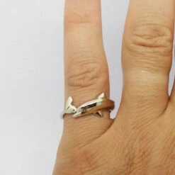 Bague Dauphin -Vivalatina Boutiqe bague dauphin or blanc 18 carats 7 Copy Copy