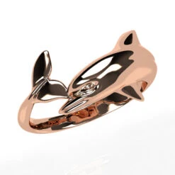 Bague Dauphin -Vivalatina Boutiqe bague dauphin or rose 18 carats