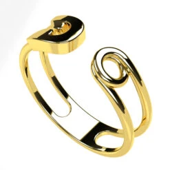 Bague Épingle à Nourrice En Or -Vivalatina Boutiqe bague epingle or jaune 18 carats