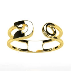 Bague Épingle à Nourrice En Or