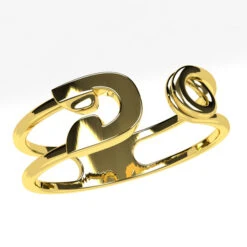 Bague Épingle à Nourrice En Or -Vivalatina Boutiqe bague epingle or jaune 18 carats 5