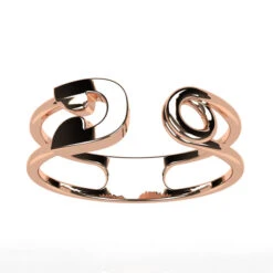 Bague Épingle à Nourrice En Or -Vivalatina Boutiqe bague epingle or rose 18 carats 2