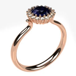 Bague De Fiançailles Ancienne -Vivalatina Boutiqe bague fiancailles ancienne or rose 18 carats 2