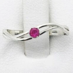 Bague De Fiançailles Simple -Vivalatina Boutiqe bague fiancailles argent rubis 7 91cb5654 48d4 42ea a4e4 1fde90525e81