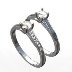 Bague De Fiançailles Platine