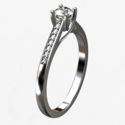 Bague De Fiançailles Platine -Vivalatina Boutiqe bague fiancailles platine 4