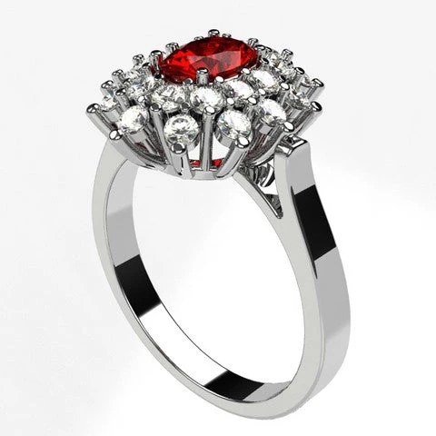 Bague De Fiançailles Vintage De Type Panier