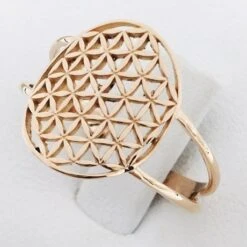 Bague Fleur De Vie -Vivalatina Boutiqe bague fleur de vie or 6