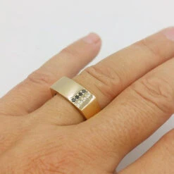 Bague Pour Homme Avec Diamants 19 Bague Pour Homme Avec Diamants -Vivalatina Boutiqe bague homme diamant or jaune 5