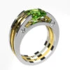 Chevalière Avec Pierre Verte De Péridot 2 Chevalière Avec Pierre Verte De Péridot -Vivalatina Boutiqe bague homme peridot or 18 carats 6