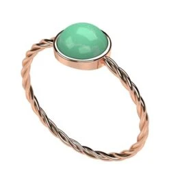 Bague Pierre De Jade En Or Pour Femme -Vivalatina Boutiqe bague jade or 1