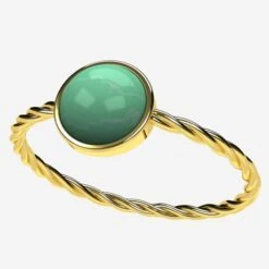 Bague Pierre De Jade En Or Pour Femme