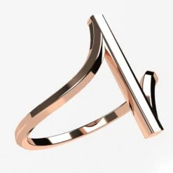 Bague Minimaliste En Or -Vivalatina Boutiqe bague minimaliste 37