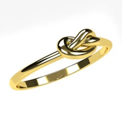 Bague Noeud 23 Bague Noeud -Vivalatina Boutiqe bague noeud or jaune 18 carats 4