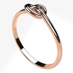 Bague Noeud 28 Bague Noeud -Vivalatina Boutiqe bague noeud or rose 18 carats