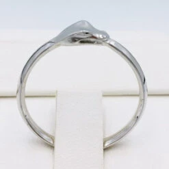 Bague Ouroboros Symbole De L'Infini -Vivalatina Boutiqe bague ouroboros or blanc 18 carats 2