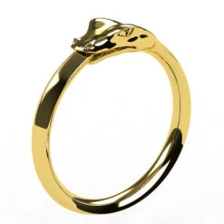 Bague Ouroboros Symbole De L'Infini -Vivalatina Boutiqe bague ouroboros or jaune 18 carats 6