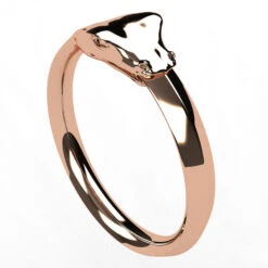 Bague Ouroboros Symbole De L'Infini -Vivalatina Boutiqe bague ouroboros or rose 18 carats 2 v2