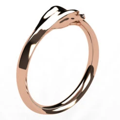 Bague Ouroboros Symbole De L'Infini -Vivalatina Boutiqe bague ouroboros or rose 18 carats 5