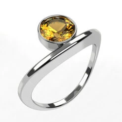 Bague Avec Pierre Semi-Précieuse