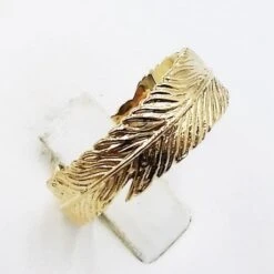 Bague Plume -Vivalatina Boutiqe bague plume femme or 21