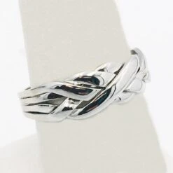 Bague Puzzle En Or -Vivalatina Boutiqe bague puzzle or blanc 2