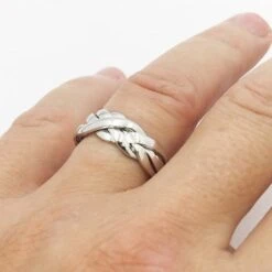 Bague Puzzle En Or -Vivalatina Boutiqe bague puzzle or blanc 7