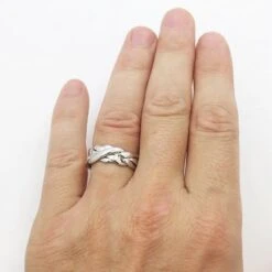 Bague Puzzle En Or -Vivalatina Boutiqe bague puzzle or blanc 8