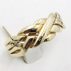 Bague Puzzle En Or -Vivalatina Boutiqe bague puzzle or jaune 1