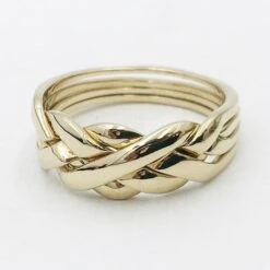 Bague Puzzle En Or -Vivalatina Boutiqe bague puzzle or jaune 10