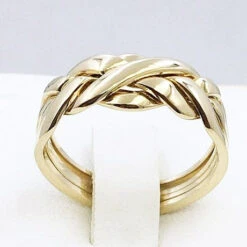 Bague Puzzle En Or -Vivalatina Boutiqe bague puzzle or jaune 7