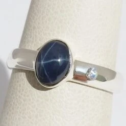 Bague Saphir Étoilé -Vivalatina Boutiqe bague saphir etoile 3