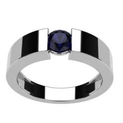 Bague Saphir Moderne Pour Femme Personnalisable -Vivalatina Boutiqe bague saphir moderne 1