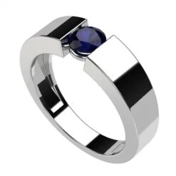 Bague Saphir Moderne Pour Femme Personnalisable -Vivalatina Boutiqe bague saphir moderne 4