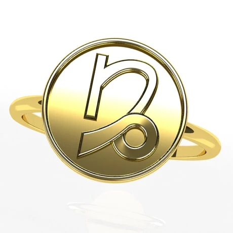 Bague Signe Astrologique Du Zodiaque En Or 10 Bague Signe Astrologique Du Zodiaque En Or – Image 8