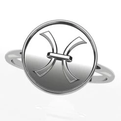 Bague Signe Astrologique Du Zodiaque En Or 32 Bague Signe Astrologique Du Zodiaque En Or -Vivalatina Boutiqe bague signe astrologique poisson 1