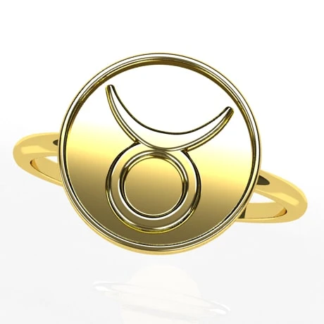 Bague Signe Astrologique Du Zodiaque En Or 20 Bague Signe Astrologique Du Zodiaque En Or – Image 18