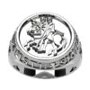Chevalière Templier En Or -Vivalatina Boutiqe bague templier or blanc 18 carats 2