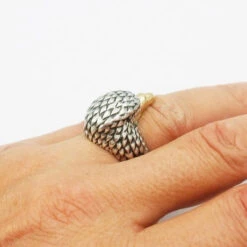 Bague Tête D'aigle -Vivalatina Boutiqe bague tete aigleor argent 7 Copy
