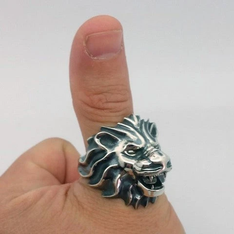 Bague Tête De Lion Pour Homme 8 Bague Tête De Lion Pour Homme – Image 6