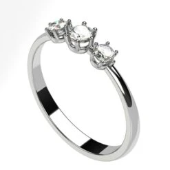 Bague Trilogie De Diamants -Vivalatina Boutiqe bague trilogie diamant 3mm 4
