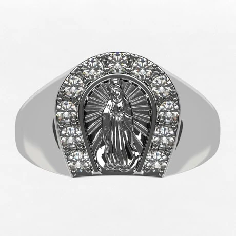 Bague Vierge Marie En Or 7 Bague Vierge Marie En Or – Image 5