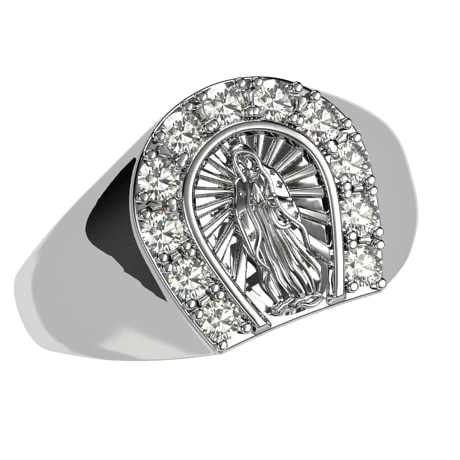 Bague Vierge Marie En Or 9 Bague Vierge Marie En Or – Image 7