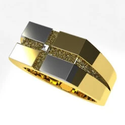 Bague Rectangulaire Pour Homme -Vivalatina Boutiqe baguebicolor2ors18carats6 Copy 3f85fc04 9924 4485 8ad3 90b0e08f2277