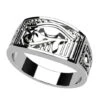 Bague Égyptienne Horus Pour Homme 2 Bague Égyptienne Horus Pour Homme -Vivalatina Boutiqe bagueegyptienneorblanc18carats
