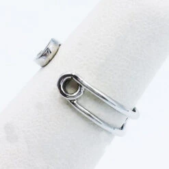 Bague Épingle à Nourrice En Or -Vivalatina Boutiqe bagueepingleenorblanc18carats 1