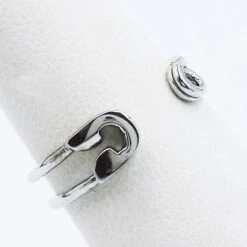 Bague Épingle à Nourrice En Or -Vivalatina Boutiqe bagueepingleenorblanc18carats 2
